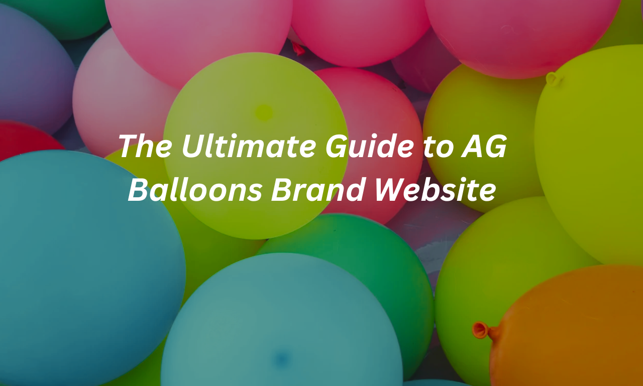 ag balloons brand website