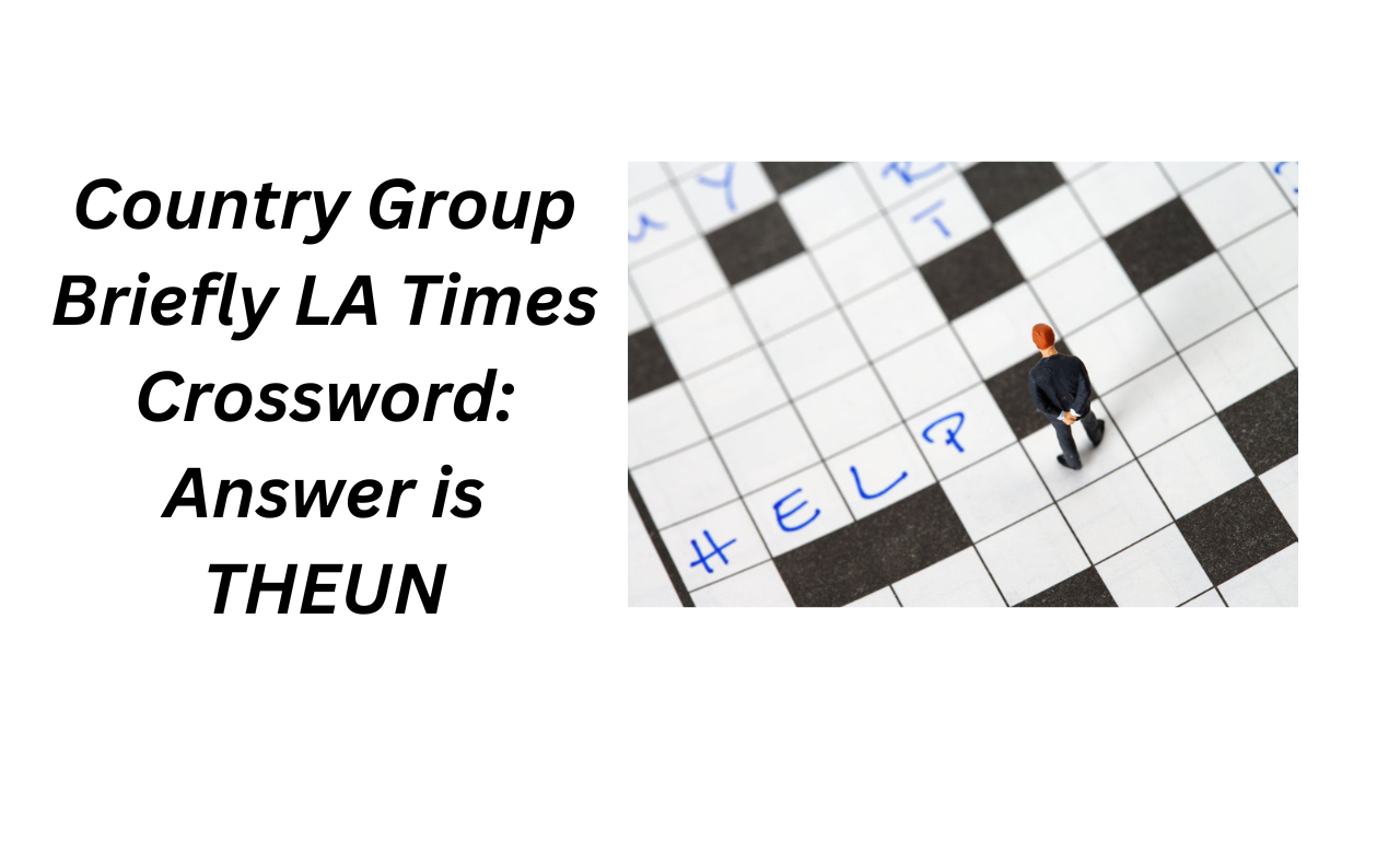 country group briefly la times crossword