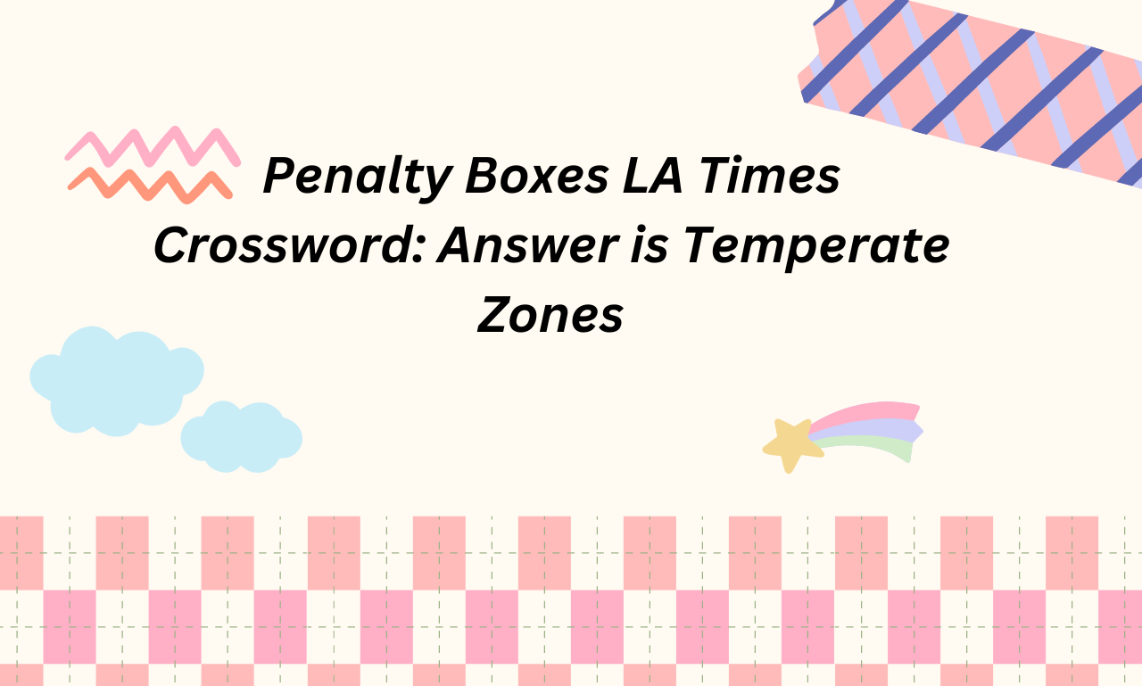 penalty boxes la times crossword